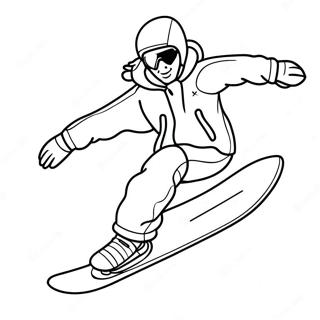 Pagina Da Colorare Di Snowboard 125307-59282