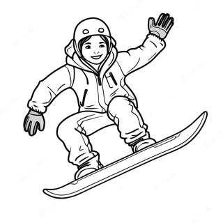 Pagina Da Colorare Di Snowboard 125307-59283