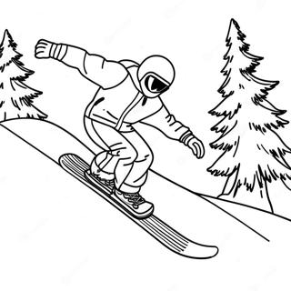 Pagina Da Colorare Di Snowboard 125307-59284