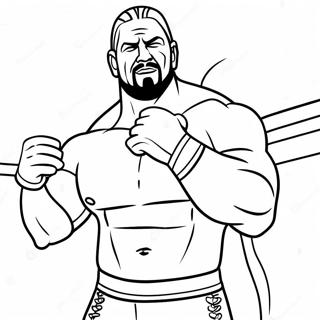 Pagina Da Colorare Dei Superstars Wwe In Azione 125360-59326