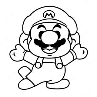 Pagina Da Colorare Di Cappy Mario In Azione 125565-59485