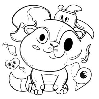 Pagina Da Colorare Dei Personaggi Della Settimana Colorati 125903-59754