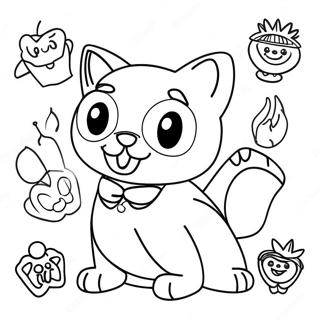 Pagina Da Colorare Dei Personaggi Della Settimana Colorati 125903-59756