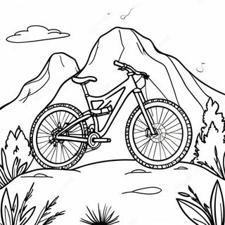 Mountain Bike Pagine Da Colorare