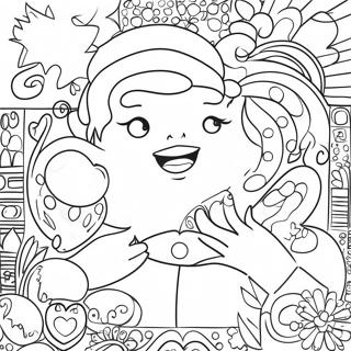 Pagina Da Colorare Espressioni Spagnole Divertenti 126084-59893