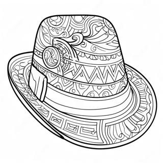 Cappello Pagine Da Colorare