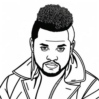 Pagina Da Colorare Di The Weeknd 126468-60183