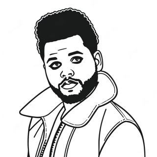 Pagina Da Colorare Di The Weeknd 126468-60184