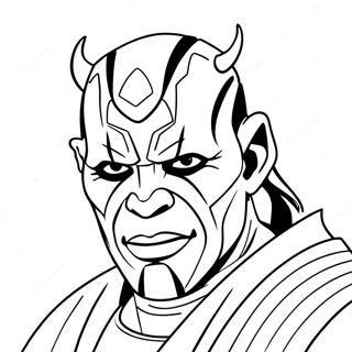 Pagina Da Colorare Di Darth Maul 126520-60222
