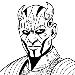 Pagina Da Colorare Di Darth Maul 126520-60224