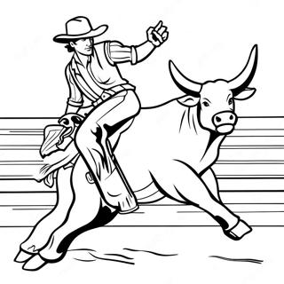 Pagina Da Colorare Del Cavaliere Di Tori Del Far West 126884-60507