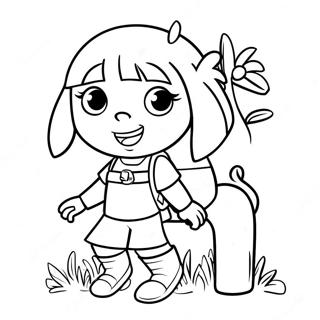 Pagina Da Colorare Dora E Boots 127245-60794