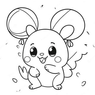 Divertente Baby Pokemon Con Palloncini Da Colorare 127297 60833