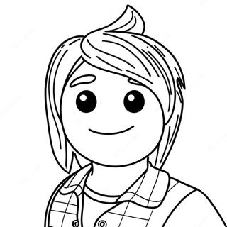 Capelli Bacon Di Roblox Disegno Da Colorare 127837-61378