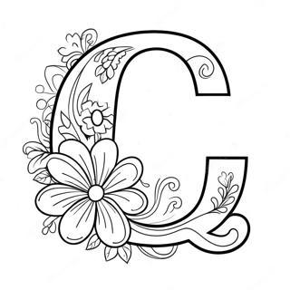 Pagina Da Colorare Della Lettera Q Colorata Con Fiori 128017-61518