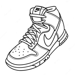 Pagina Da Colorare Delle Sneakers Nike Dunks Colorate 128197-61653