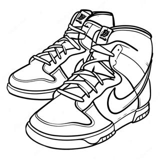 Pagina Da Colorare Delle Sneakers Nike Dunks Colorate 128197-61655