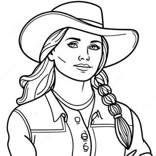 Pagina Da Colorare Di Una Donna Pioniera Coraggiosa 128300 61737