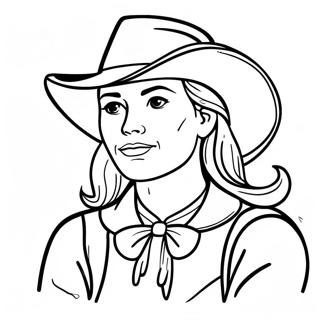 Pagina Da Colorare Di Una Donna Pioniera Coraggiosa 128300 61740