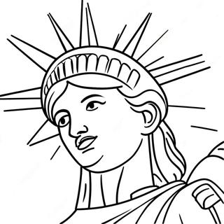 Pagina Da Colorare Della Statua Della Liberta 128323-61752