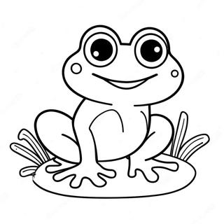 Pagina Da Colorare Di Una Rana Carina Del Giorno Bisestile 128715-62060