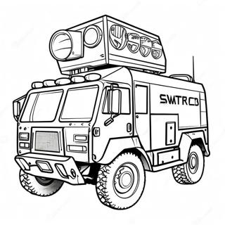 Camion Swat Pagine Da Colorare