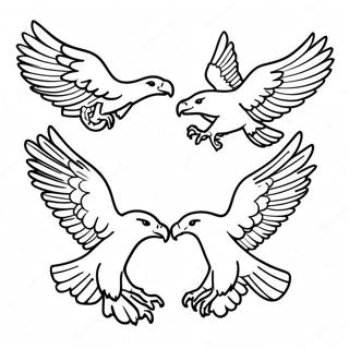 Pagina Da Colorare Di Aquile Maestose In Volo 129506-62677