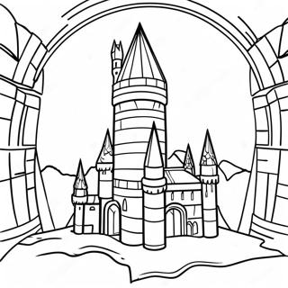 Pagina Da Colorare Della Torre Di Ravenclaw 130073 63122