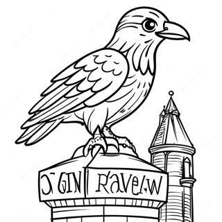 Pagina Da Colorare Della Torre Di Ravenclaw 130073 63124