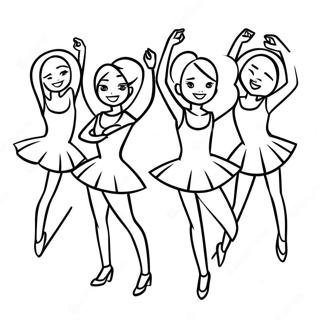 Pagina Da Colorare Della Performance Emozionante Delle Mamme Di Danza 130096-63135