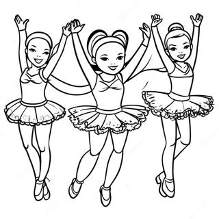 Pagina Da Colorare Della Competizione Intensa Delle Mamme Di Danza 130098-63143