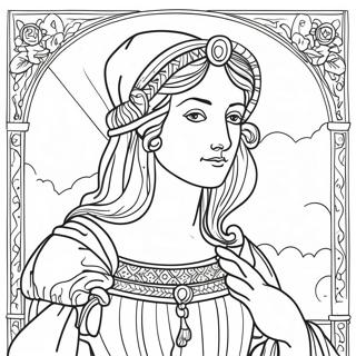 Pagine Da Colorare Dellarte Rinascimentale Vivace 130303-63297