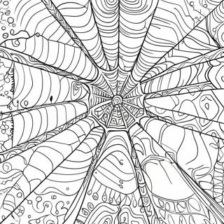 Pagine Da Colorare Della Ragnatela Intricata 130354-63337