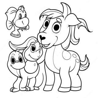 Sebastian Con Gli Amici Da Colorare 130612-63544