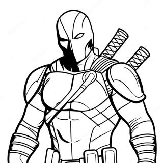 Deathstroke Da Colorare 130997-63831