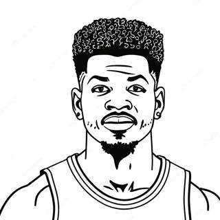 Pagina Da Colorare Di Jimmy Butler 131357-64106