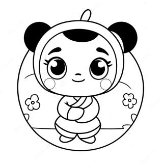 Pucca Pagine Da Colorare