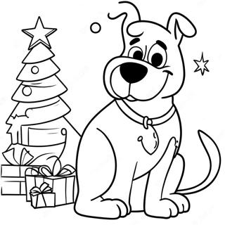 Pagina Da Colorare Di Scooby Doo A Natale 131511-64227