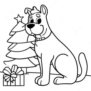 Pagina Da Colorare Di Scooby Doo A Natale 131511-64228