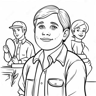 Pagina Da Colorare Di James Con Gli Amici 131669-64357