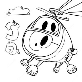 Pagina Da Colorare Di Vini Jr In Azione 132056-64664