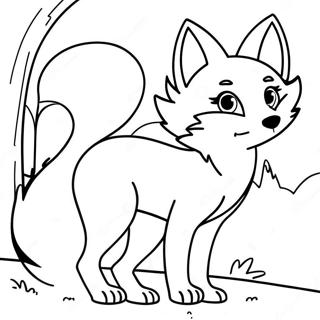 Pagina Da Colorare Di Una Volpe Anime Maestosa 132105 64699