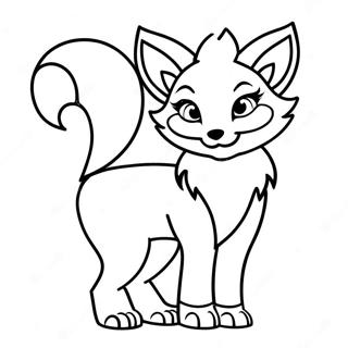 Pagina Da Colorare Di Una Volpe Anime Maestosa 132105 64700