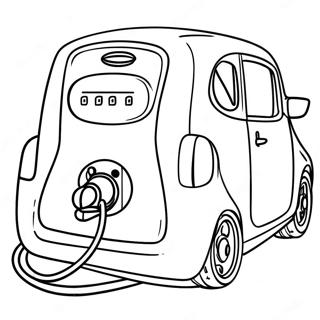 Pagina Da Colorare Dei Chargers Elettrici 132385-64911