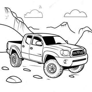 Toyota Tacoma Pagine Da Colorare