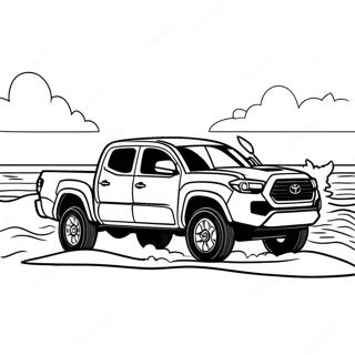 Toyota Tacoma Pagine da Colorare