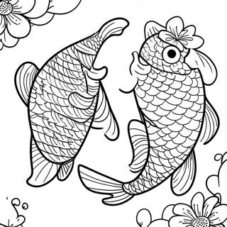 Pagina Da Colorare Pesce Koi 132770-65206