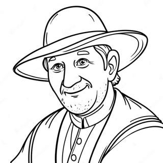 Pagina Da Colorare Del Pellegrino Facile 132847-65267