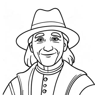 Pagina Da Colorare Del Pellegrino Facile 132847-65268