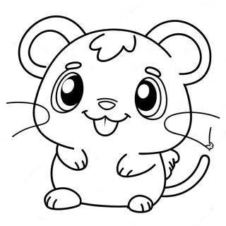 Pagina Da Colorare Di Hamtaro 133001-65387